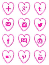 social media pink