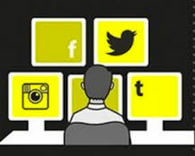 social media yellow